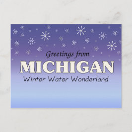 Cartão Postal Cumprimentos de Michigan