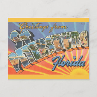 Cartão Postal Cumprimentos de São Petersburgo