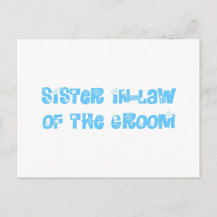 Cartão Postal Cunhada do Noivo