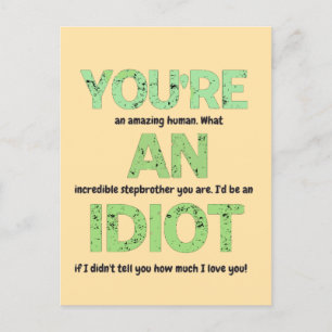 Cartão Postal Cunhado, Você é um Presente Humano Incrível