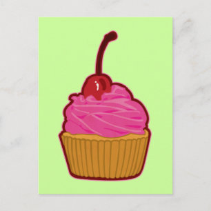 Cartão Postal Cupcake