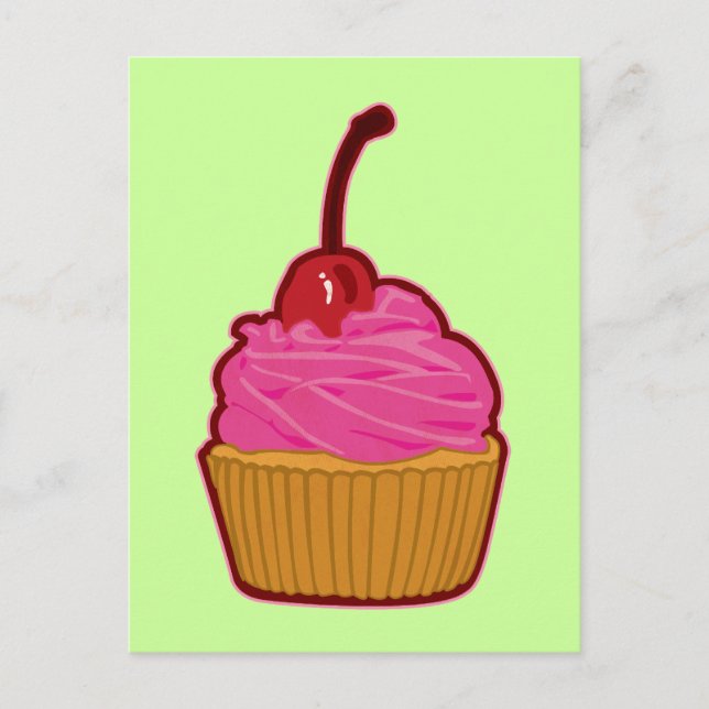 Cartão Postal Cupcake (Frente)