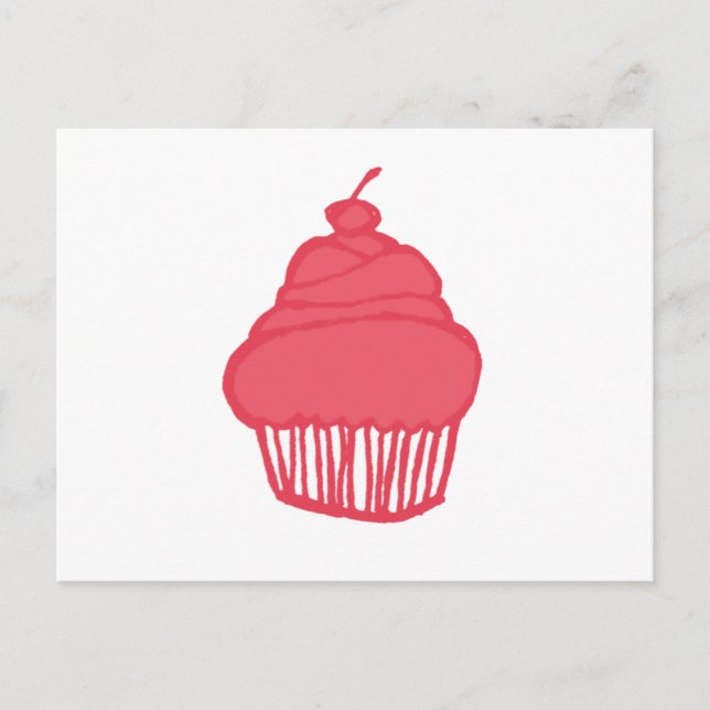 Cartão Postal Cupcake (Frente)