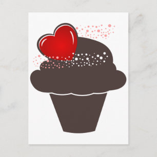 Cartão Postal Cupcake