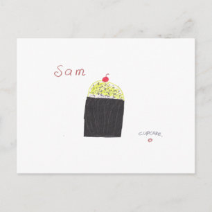 CARTÃO POSTAL CUPCAKE