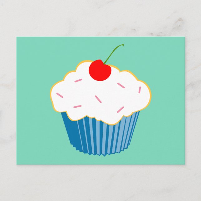 Cartão Postal Cupcake (Frente)