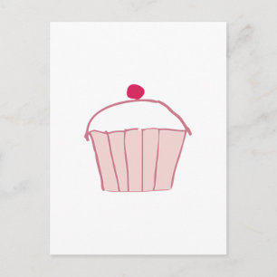 Cartão Postal Cupcake