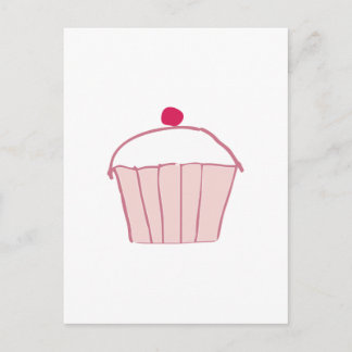 Cartão Postal Cupcake