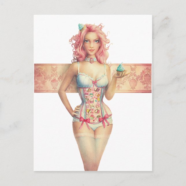 Cartão Postal "Cupcake" By Scot Howden (Frente)