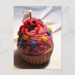 Cartão Postal Cupcake caranguejo