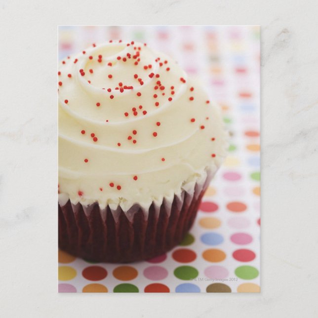 Cartão Postal Cupcake com pulverizadores (Frente)
