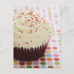 Cartão Postal Cupcake com pulverizadores
