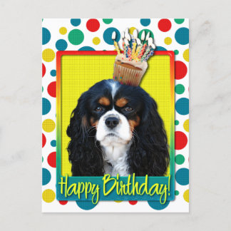 Cartão Postal Cupcake de aniversário - Cavaleiro - Triz-Cor