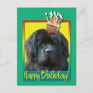 Cartão Postal Cupcake de aniversário - Terra Nova