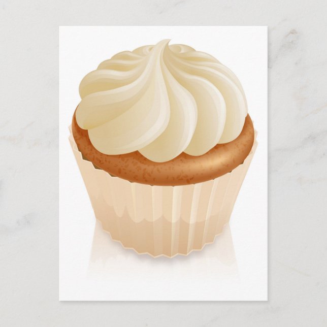 Cartão Postal Cupcake de bolo de fada (Frente)