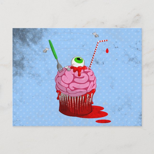 Cartão Postal Cupcake Do Morto (Frente)