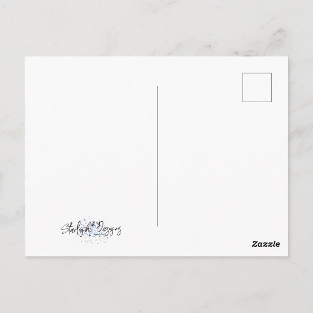 Cartão Postal Cupcake Doce (Verso)