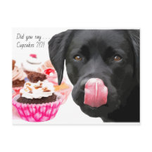 Cupcake Labrador Preto - Aniversário de Cachorro -