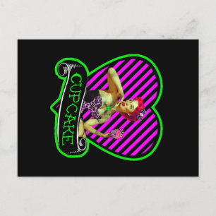 Cartão Postal Cupcake Zombie