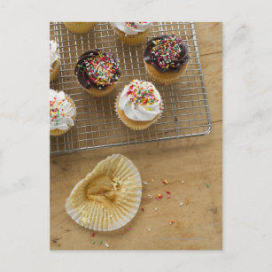 Cartão Postal Cupcakes caseiros