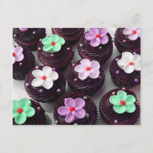 Cartão Postal Cupcakes com palha