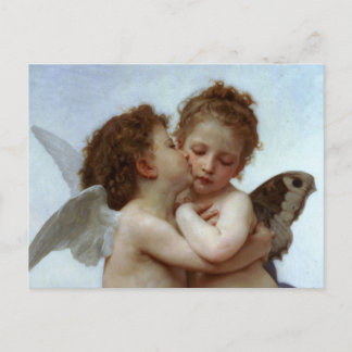 Cartão Postal Cupido e Psicose como Crianças