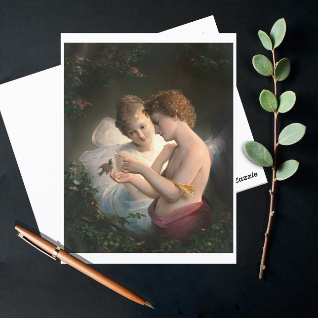 Cartão Postal Cupido e Psyche, Louis Pring (Criador carregado)