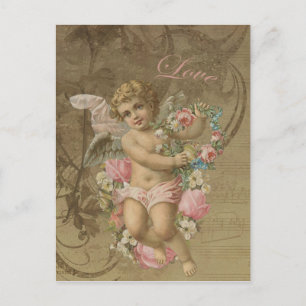 Cartão Postal Cupido - Vintagem