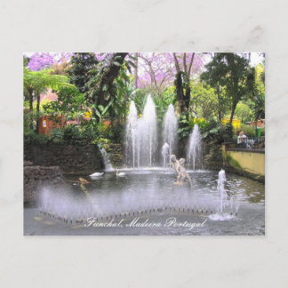 Cartão Postal Cupids Water Fountain Funchal, Madeira