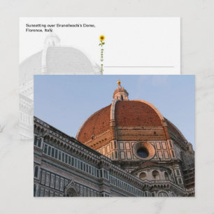 Cartão Postal Cúpula de Brunelleschi, Florença, Itália -