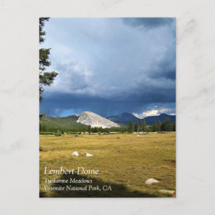 Cartão Postal Cúpula de Lembert em Tuolumne Meadows, Yosemite, C