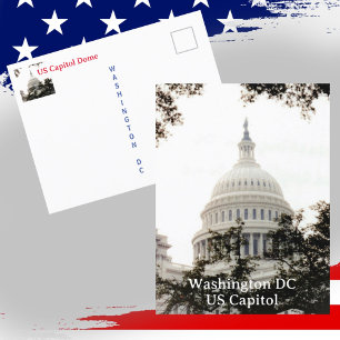 Cartão Postal Cúpula do Capitólio dos EUA em Washington DC Fotog