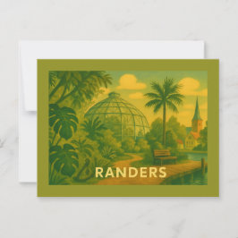 Cartão Postal Cúpulas de Randers Dinamarca