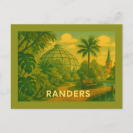 Cartão Postal Cúpulas de Randers Dinamarca