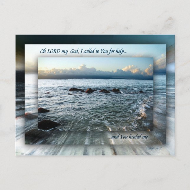 Cartão Postal Curado... Rezando. (Frente)