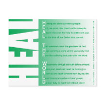 Curar o mundo (Acrótico)