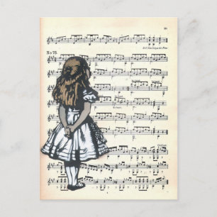 Cartão Postal Curiouser e Curiouser