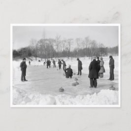 Cartão Postal Curling in Central Park, Nova Iorque