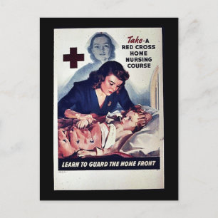 Cartão Postal Curso De Enfermagem Em Casa Bruto Do Take-A Red