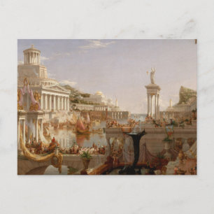 Cartão Postal Curso de Império: O Consumidor, Thomas Cole Po