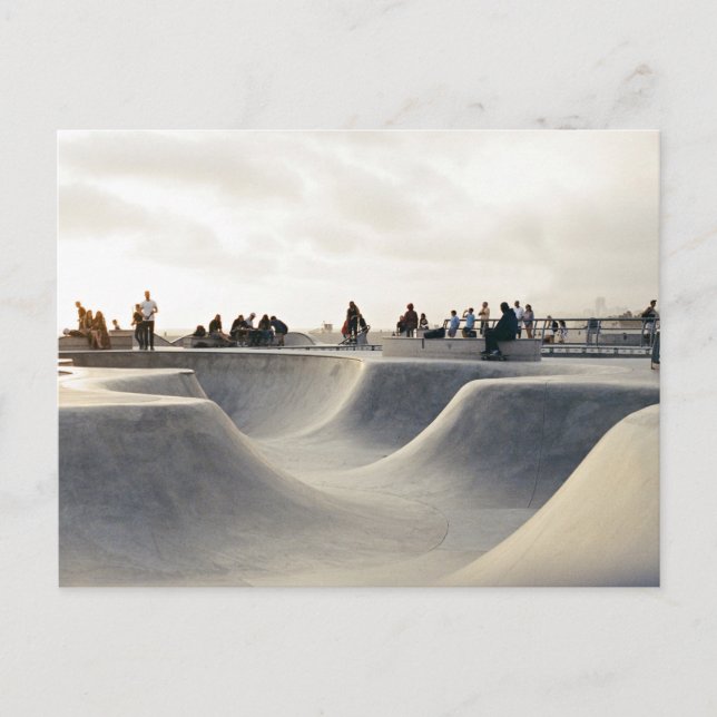 Cartão Postal Curso de patinação (Frente)