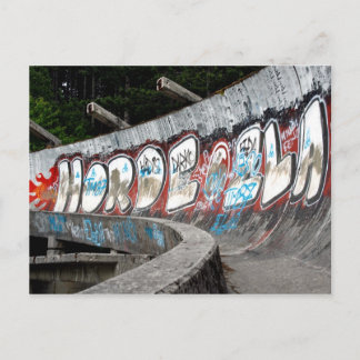 Cartão Postal Curso de trenó de Olimpiadas de inverno de 1984, S