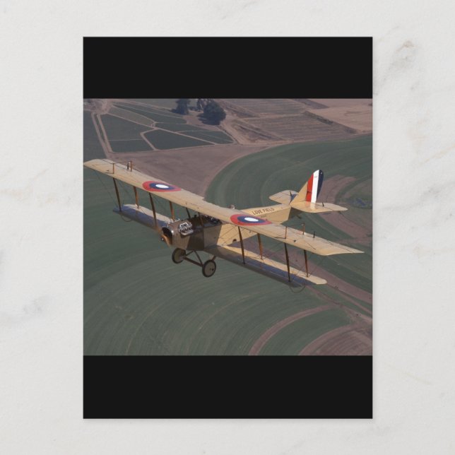 Cartão Postal Curtiss, Jenny, 1918,_Classic Aviation (Frente)