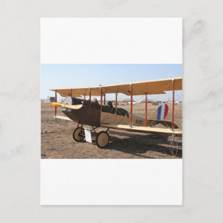 Cartão Postal Curtiss Jenny Biplane