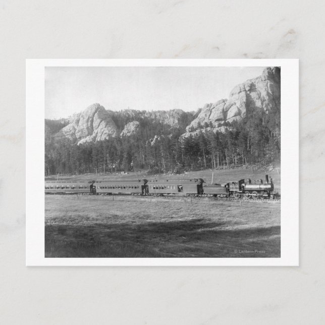 Cartão Postal Curva de ferradura em Burlington e Missouri (Frente)