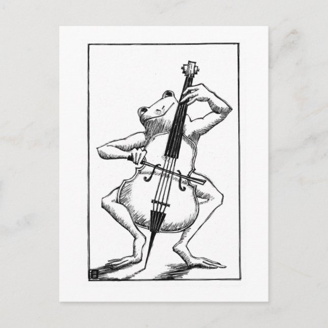 Cartão Postal Curvado bem (Frente)