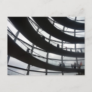 Cartão Postal curvas de reichstag dome