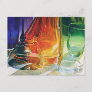 Cartão Postal "Curvas Perfeitas" Vidro de Arte