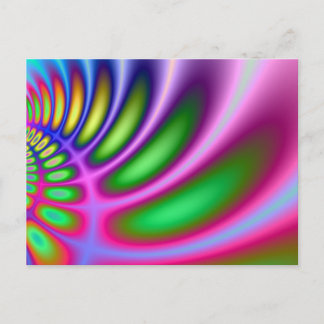 Cartão Postal Curvatura das Cores