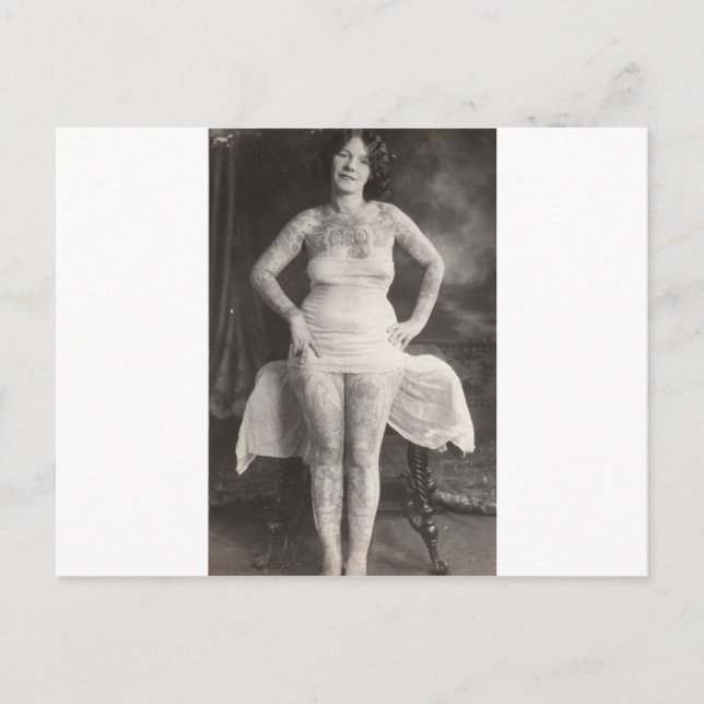 Cartão Postal Curvy Tattoooed (Frente)